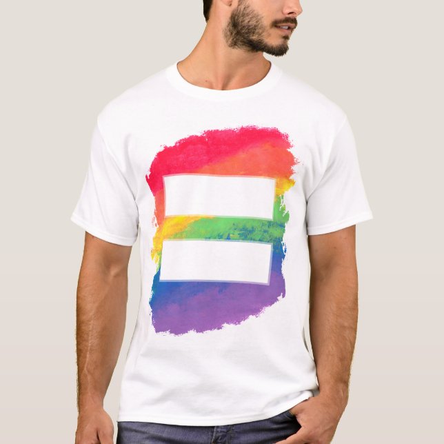 Love Equals Love - Men's Basic Tee (Front)