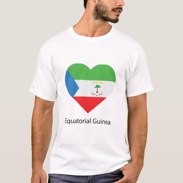 Love Equatorial guinea T-Shirt (Front)