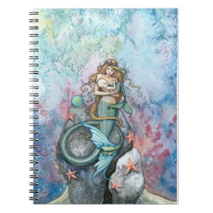 Love Eternal Mermaid and Baby Notebook