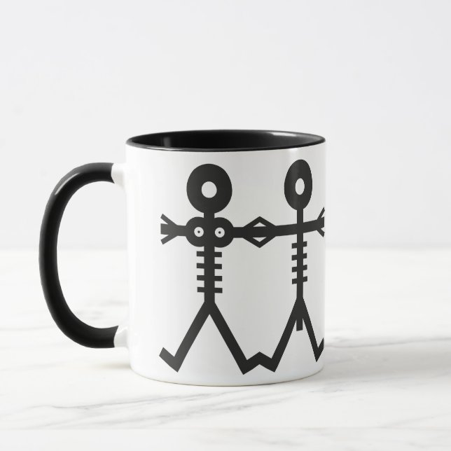 Love Eternal Skeletons Icon 2007 Art Mug (Left)
