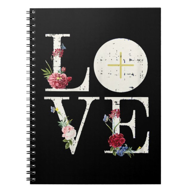 Love Eucharist First Holy Communion Christian Cath Notebook (Front)