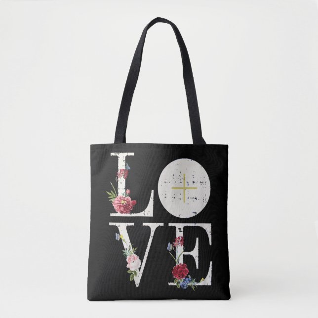 Love Eucharist First Holy Communion Christian Cath Tote Bag (Front)