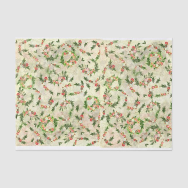 Love Evergreen Tissue Paper (Front)