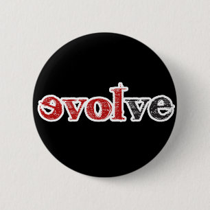 Love Evolve 6 Cm Round Badge
