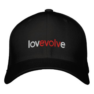 Love Evolve Embroidered Wool Cap
