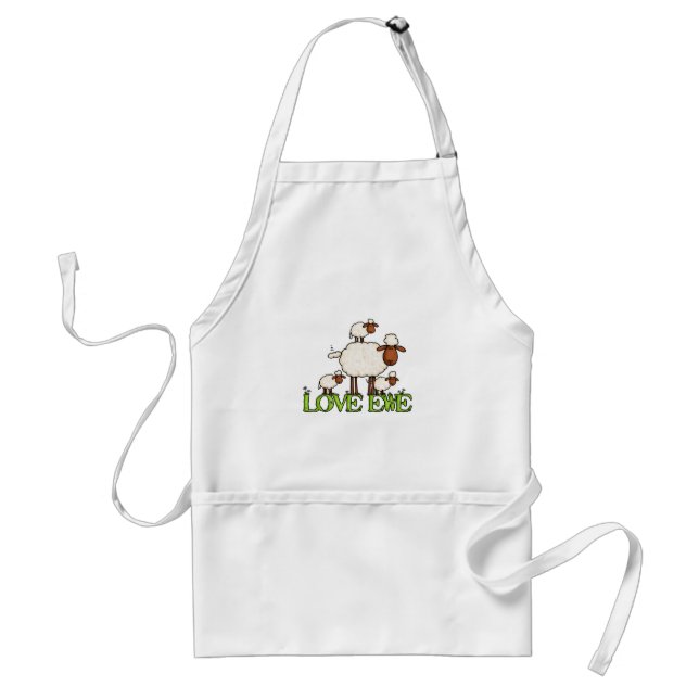 love ewe txt standard apron (Front)