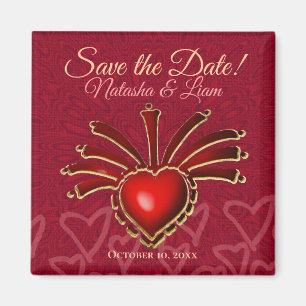 Love Excitement Save the Date Magnet