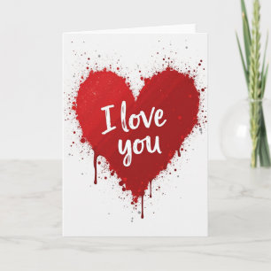 Love Explosion Art Card