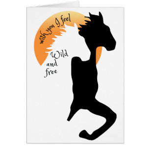 Love express, with you I feel wild and free Horses