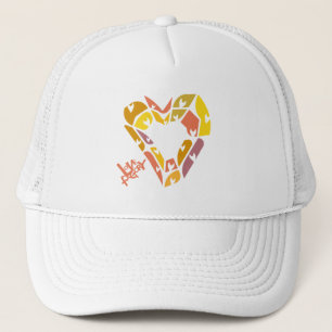 LOVE FACTORY HEARTS BY MASANSER TRUCKER HAT