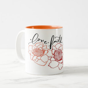 Love Faith Aloha Torch Ginger Mug