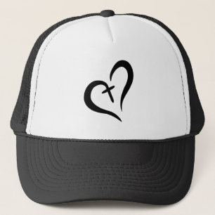 LOVE + FAITH = BLESSED TRUCKER HAT