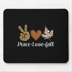 Love Fall Autumn Clothes Fashion For Women  Mouse Mat