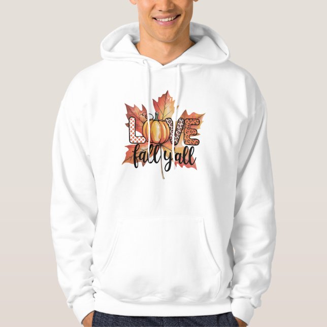 Love Fall Y’All Hoodie (Front)