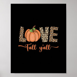 love fall y all leopard print pumpkin women s than