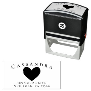 love Family Name Return Address Self-inking Stamp