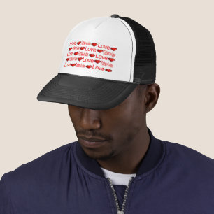 Love Father in Law Red Hearts Trucker Hat