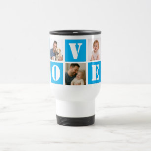 Love Father’s Day 5-Photo Collage   Personalized  Travel Mug