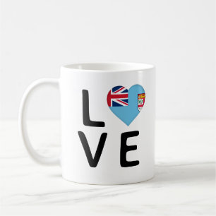 Love - Fiji Flag Coffee Mug