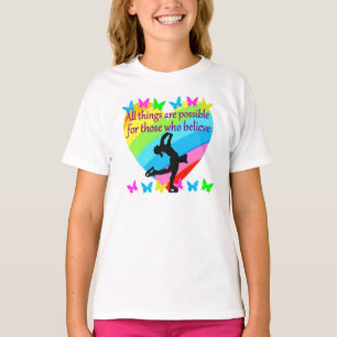 LOVE FILLED INSPIRATIONAL FIGURE SKATING DESIGN T-Shirt
