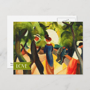 Love. Fine Art Valentine's Day Holiday Postcard