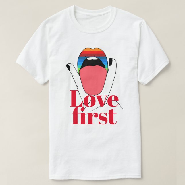 Love First T-Shirt (Design Front)