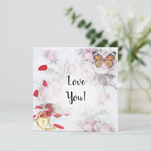Love Flat Greeting Card