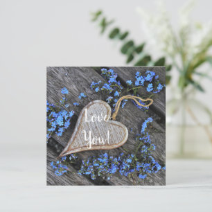 Love Flat Greeting Card