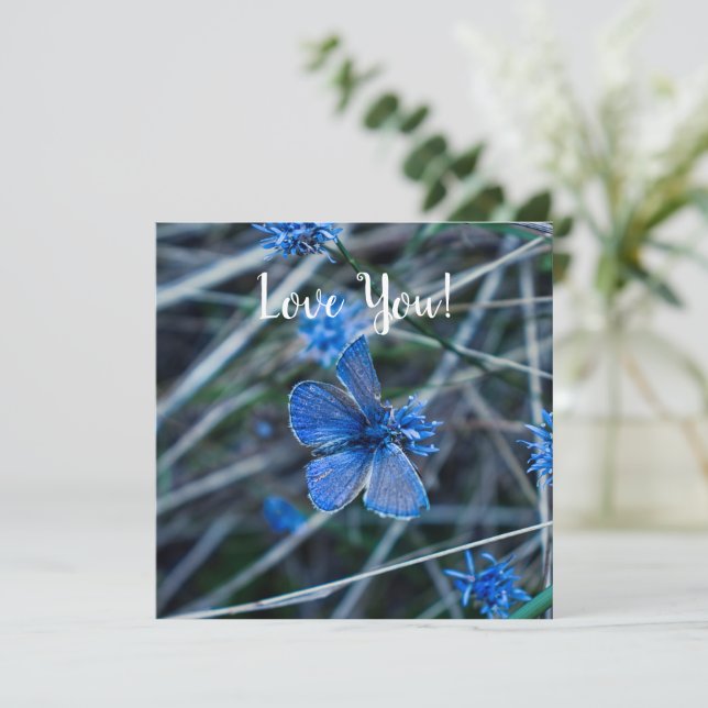 Love Flat Greeting Card (Standing Front)