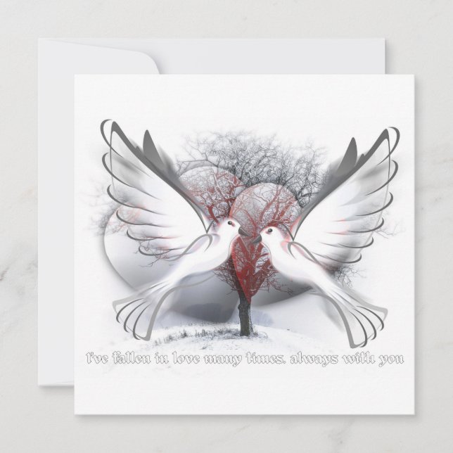 Love Flat Thank You Card (Front)