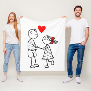 LOVE FLEECE BLANKET