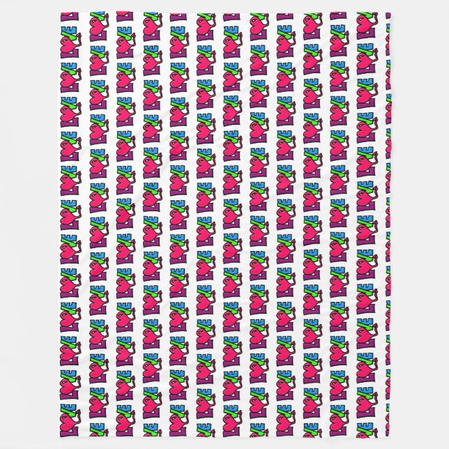 Love  fleece blanket (Front)