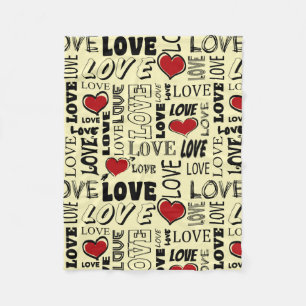 Love Fleece Blanket