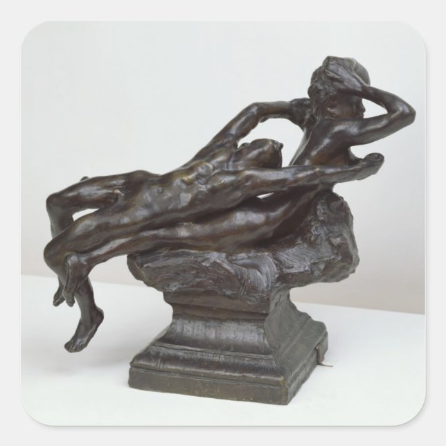 Love Fleeing, 1881 Square Sticker (Front)