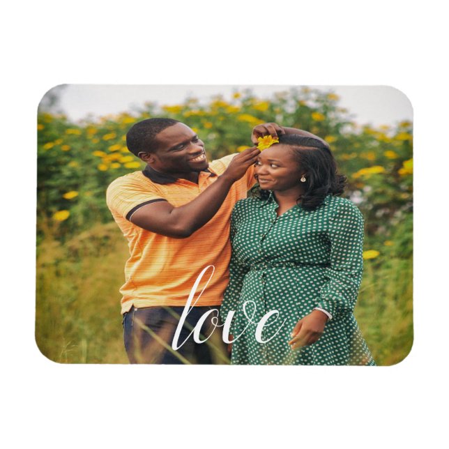 Love Flexible Photo Magnet (Horizontal)