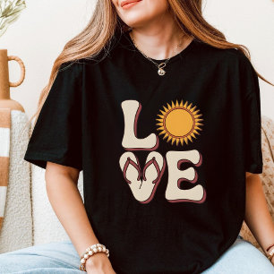 Love Flip Flops Beach Sun Summer Vacation T-Shirt