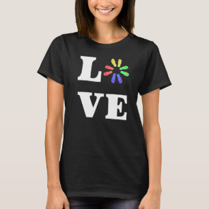 Love Flip Flops Cute For Summer Beach Vacation T-Shirt