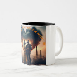 Love Floats, But So Does the Pollution Two-Tone Coffee Mug
