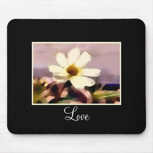 love floral mousepad (Front)