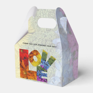 LOVE Flowers Same-Sex Wedding Collection Favour Box