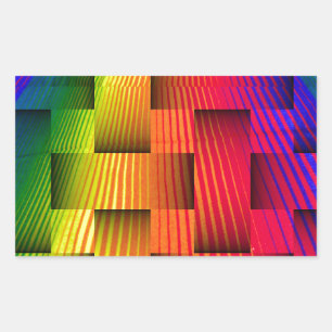Love Flows_ Rectangular Sticker