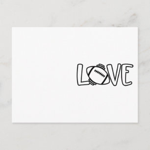 Love Football Coaches Postcard