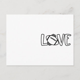 Love Football Coaches Postcard