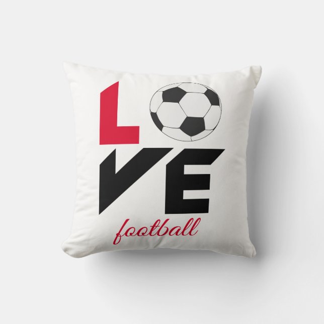 Love football cushion (Front)