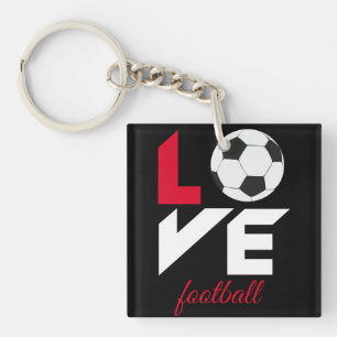 Love football key ring