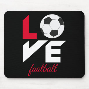 Love football mouse mat