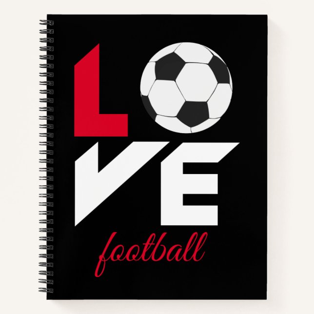 Love football notebook (Front)