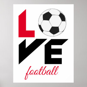Love football poster