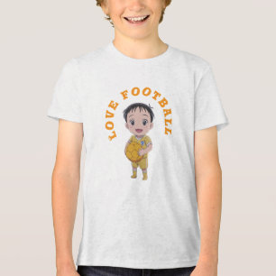 Love football T-Shirt Baby Bodysuit