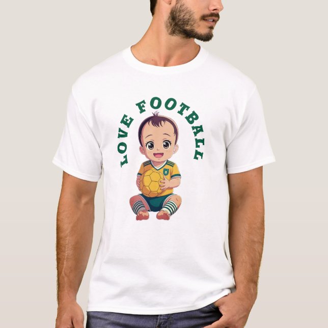 Love football T-Shirt Baby Bodysuit (Front)